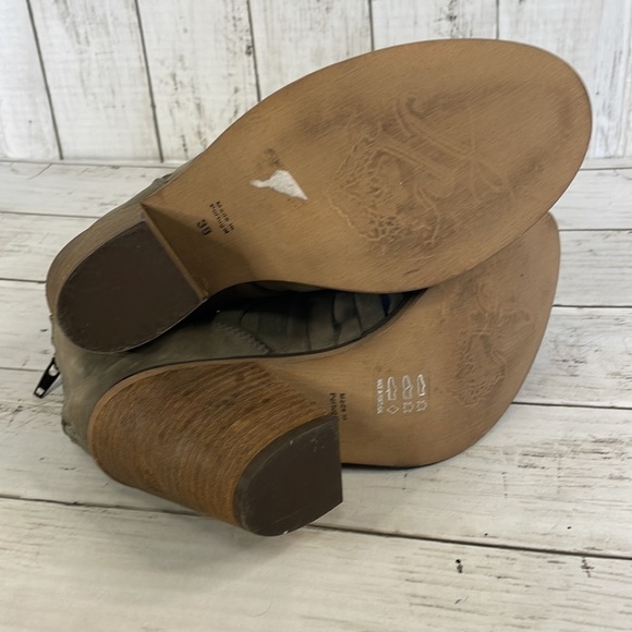 Free People Taupe Hybrid Strappy Heel Bootie - Picture 7 of 14